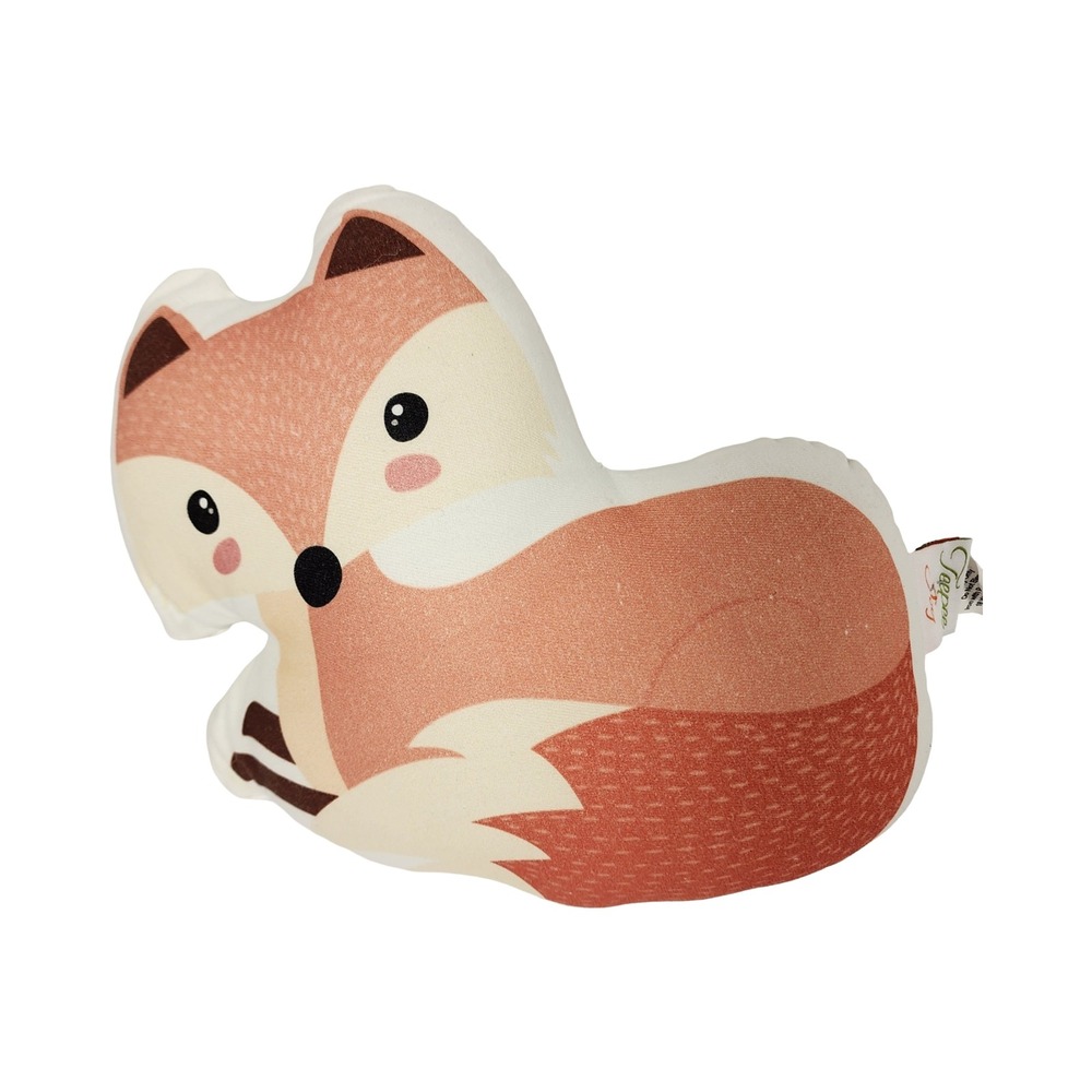 Tepee Joy Fox Plush Pillow Stuffed Animal Cute Woodland Decor Accent‎